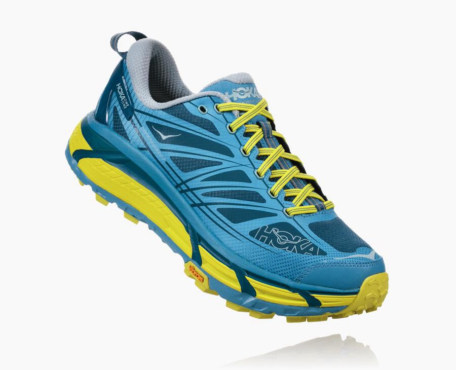 Trail Shoes Mens - Hoka One One Mafate Speed 2 - Blue - ITYHAFX-87